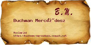 Buchman Mercédesz névjegykártya